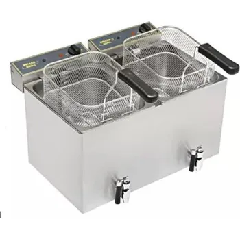 fritéza ROLLER GRILL International FRITÉZA STOLNÍ ELEKTRICKÁ MF 120 DR - objem 2 x 12 l