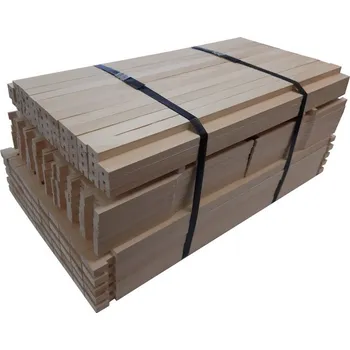 Rámkový přířez Langstroth 185 s drážkou, vyvrtaný