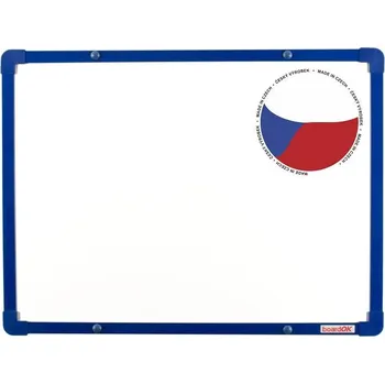 Kancelářský nábytek Bílá keramická tabule boardOK 60x45 - modrá