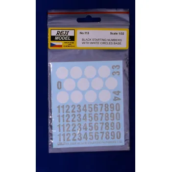 Plastikový model Reji model 1/32 Starting Numbers OLDIES BLACK (re-edition)