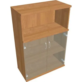 Kancelářský vozík HOBIS skříň policová dvéřová - S 3 80 09, olše + doprava zdarma