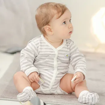 Body Body Pecorella - šedé s proužky Velikost: 62