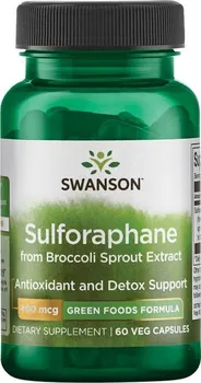 Přírodní produkt Swanson Sulforaphane Broccoli extract 400 mcg 60 cps.