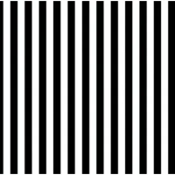 Papírový kapesník PartyDeco ubrousky 33x33cm, 3V - černé s pruhy - 20ks