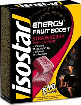 Anabolizér Isostar Energy Fruit Boost želé 10 x 10 g jahoda