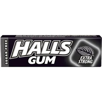 Žvýkačka Halls Gum Extra Strong 14 g