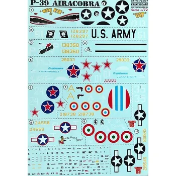 Plastikový model Print Scale 1/72 P-39 Airacobra (wet decals)