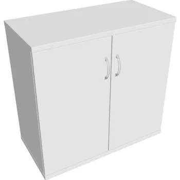 Kancelářský vozík HOBIS skříň policová dvéřová - S 2 80 01, bílá + doprava zdarma