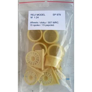 Plastikový model Reji model 1/24 Wheels 15 spoke (307 WRC)