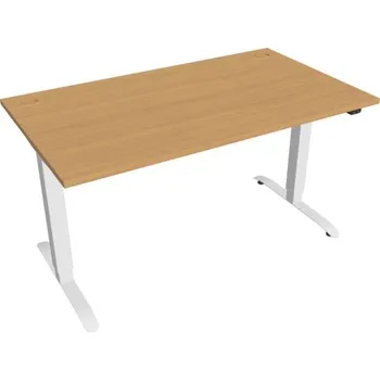 Kancelářský vozík HOBIS výškově stavitelný stůl MOTION MS 2 1400, stand.ovládání, buk + doprava zdarma