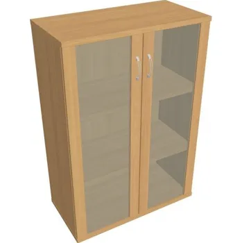 Kancelářský vozík HOBIS skříň policová dvéřová - S 3 80 04, buk + doprava zdarma