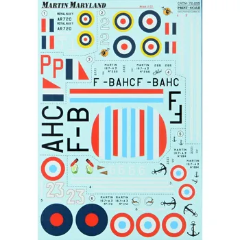 Plastikový model Print Scale 1/72 Martin Maryland (wet decals)