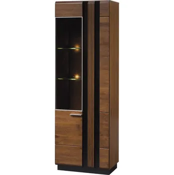 Obývací stěna Vitrína PORTI P-10 levá dub antický