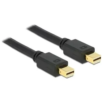 Video kabel Delock mini Displayport kabel samec - samec 1 m, černý