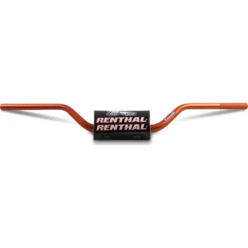 Řídítka Řidítka RENTHAL FATBAR 609 RC HIGH (1 1/8” = 28,6mm) - oranžové