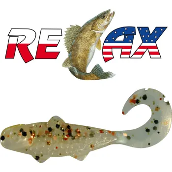 Umělá nástraha Relax - Gumová nástraha Banjo 1 - Barva L001 - blister 8ks - 4,5cm