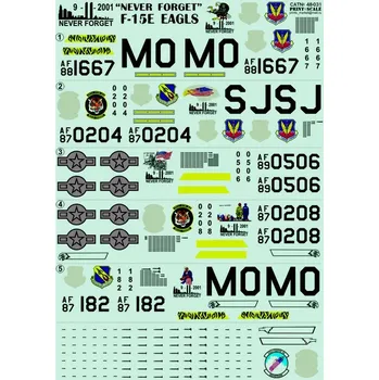 Plastikový model Print Scale 1/48 F-15E Part 2 (wet decals)