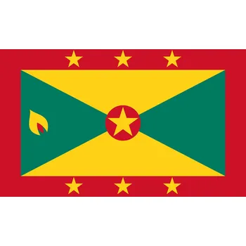 Vlajka Grenada vlaječka - 11 x 16 cm - nasunutí, zavěšení