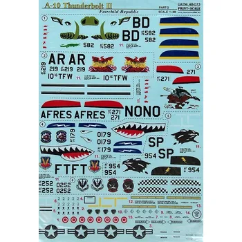 Plastikový model Print Scale 1/48 A-10 Thunderbolt II (wet decals) - Part 2
