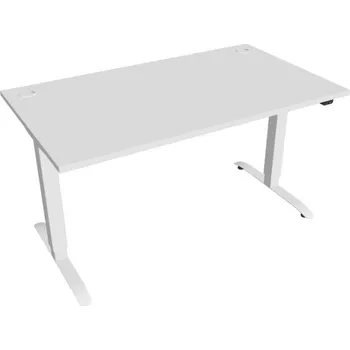 Kancelářský vozík HOBIS výškově stavitelný stůl MOTION MS 2 1400, stand.ovládání, bílá + doprava zdarma