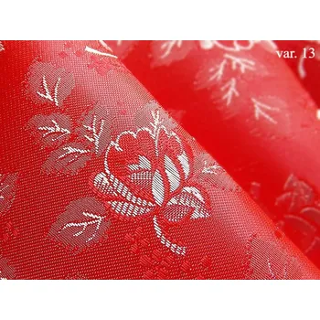 HEDVA ČESKÝ BROKÁT Ondrin 160 krojový brokát MALÉ KVĚTY červená | 13