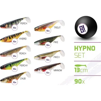 Nástraha DELPHIN Sada nástrah BOMB Hypno 13cm / 90ks
