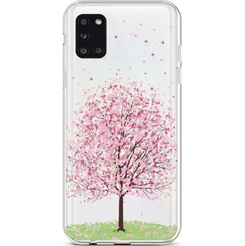 Pouzdro na mobilní telefon Kryt Samsung A31 silikon Blossom Tree (obal neboli pouzdro na Samsung A31)