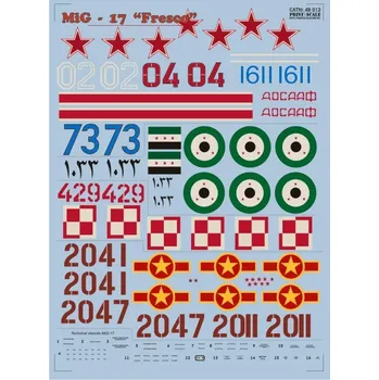 Plastikový model Print Scale 1/48 MiG-17 'Fresco' (wet decals)