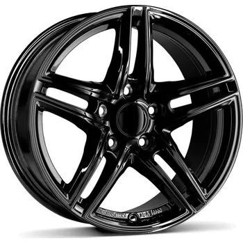 Alu kolo Alu disk Borbet XR 6.5x16, 5x112, 66.6, ET22 black glossy