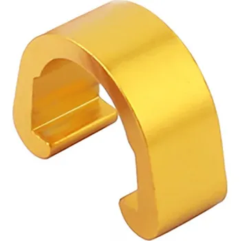 Brzda na kolo ZTTO Příchytky Bowdenu Alu 10ks zlaté