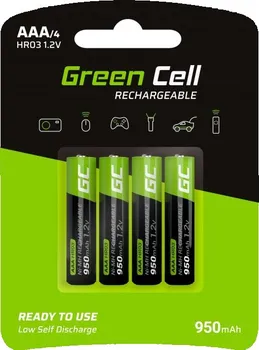 Článková baterie Green Cell HR03 AAA 950 mAh 4 ks