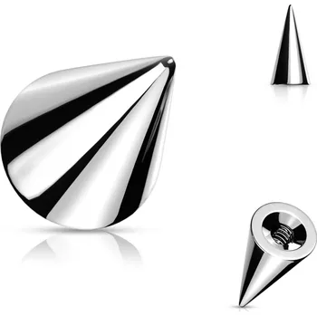 Piercing Šperky4U Náhradní ocelové špička 1,2 mm - kónus - ND023-1244
