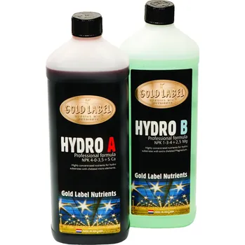 Hnojivo Hnojivo Gold Label Hydro / Coco A+B Objem: 1l
