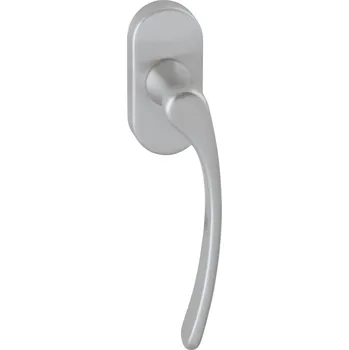 Okenní klika MP-KOVANI klika na eurookno FO - DK - LAURA 2 - R Provedení: klika pravá na eurookno, Povrch: OCS - Chrom broušený 8584138019049