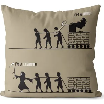 Dekorativní polštářek Polštář Boss leader (Velikost: 40 x 40 cm)
