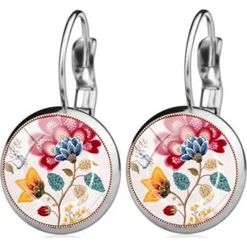 Náušnice Ocelové náušnice vintage flower 2