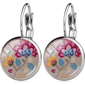 Náušnice Ocelové náušnice vintage flower 5