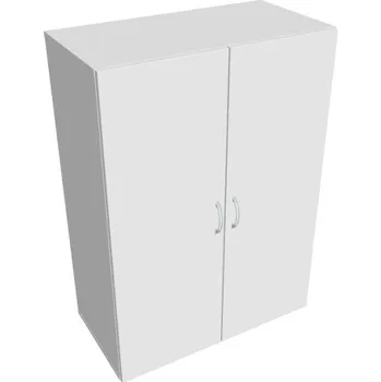 Kancelářský vozík HOBIS skříň policová dvéřová - D 3 80 01, bílá + doprava zdarma