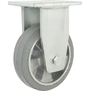 Pojezdové kolečko Pryžové kolo 160 mm pevná vidlice s deskou