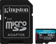 Paměťová karta Kingston Canvas Go! Plus 256 GB UHS-I U3 + adaptér (SDCG3/256GB)