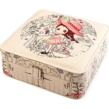 Šperkovnice Šperkovnice s obrázkem - 18 cm - 1 růžová sv.