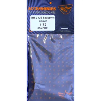 Plastikový model Clear Prop models 1/72 UH-2 A/B Seasprite - resin exhaust