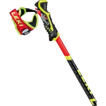 Sjezdová hůlka Leki WCR SL 3D, fluorescent red-black-neonyellow 120