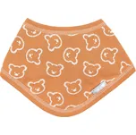 hořčicový šátek na krk s medvídky