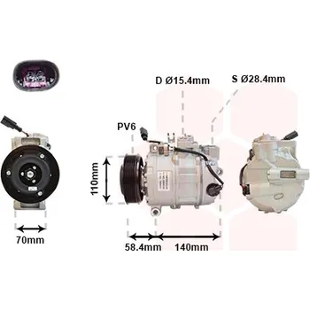 Kompresor klimatizace Kompresor klimatizace VAN WEZEL 5800K265