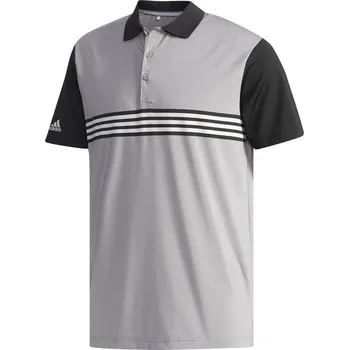 Pánské tričko Adidas ULTIMATE365 3-Stripes Engineered Polo S, Grey Three / Black, pánské