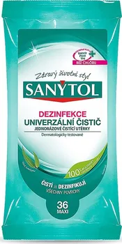 Hygienický ubrousek Sanytol Univerzální dezinfekční utěrky 36 ks