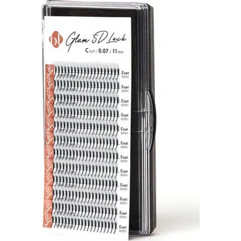Umělé řasy BL LASHES BL GLAM 5D D Délka řas: 11 mm