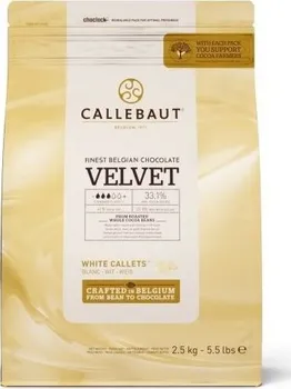 Čokoláda Callebaut Čokoláda Velvet bílá 2,5 kg