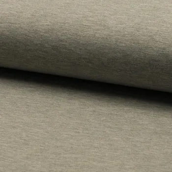 Teplákovina počesaná, světle šedá melanž, š.155